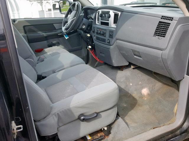 3D7KS26A57G814705 - 2007 DODGE RAM 2500 S Սև լուսանկար 5