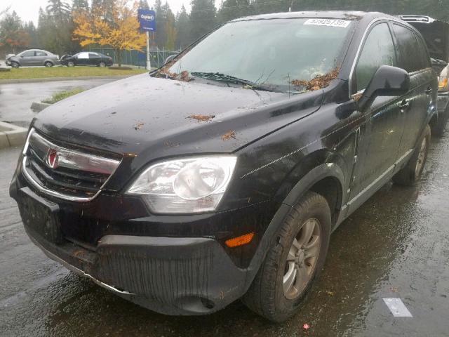 3GSCL33PX8S505034 - 2008 SATURN VUE XE BLACK photo 2