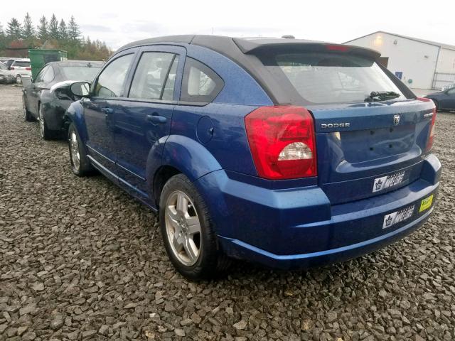 1B3HB48A79D182580 - 2009 DODGE CALIBER SX BLUE photo 3