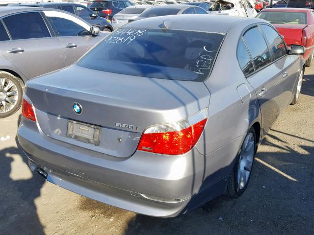 WBANA73585B814408 - 2005 BMW 530 I SILVER photo 4