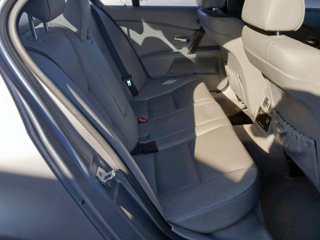 WBANA73585B814408 - 2005 BMW 530 I SILVER photo 6