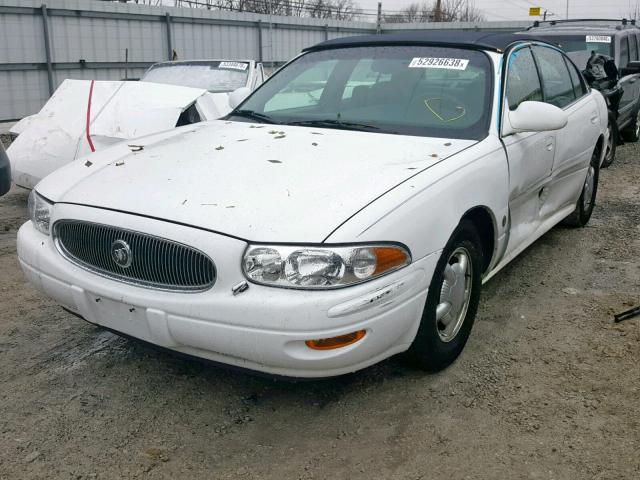 1G4HP54K7Y4157189 - 2000 BUICK LESABRE CU WHITE photo 2