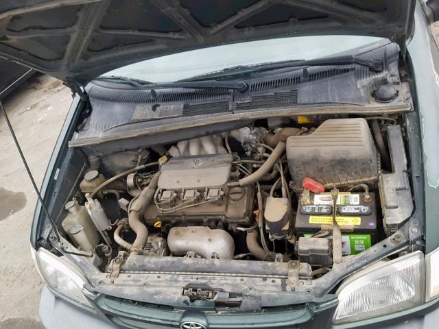 4T3ZF13CXXU162371 - 1999 TOYOTA SIENNA LE GREEN photo 7