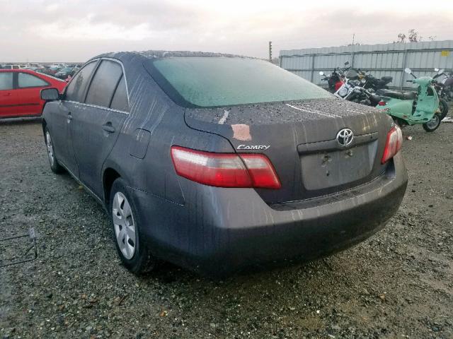 4T4BE46K68R031558 - 2008 TOYOTA CAMRY CE GRAY photo 3