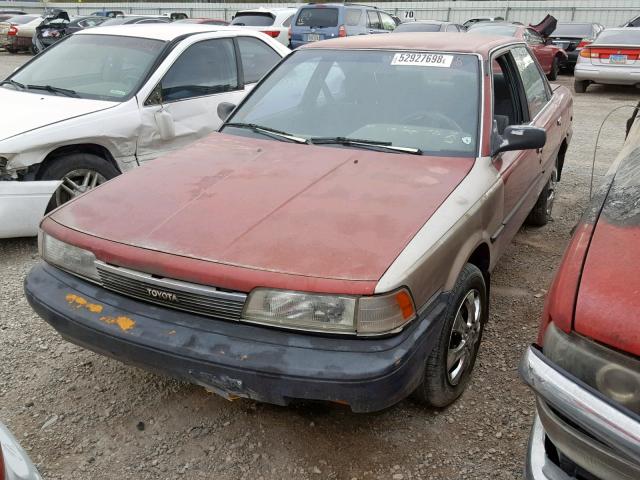 4T1SV21E3LU145722 - 1990 TOYOTA CAMRY DLX 栗色 照片 2