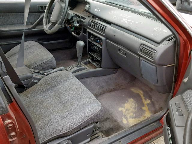 4T1SV21E3LU145722 - 1990 TOYOTA CAMRY DLX 栗色 照片 5