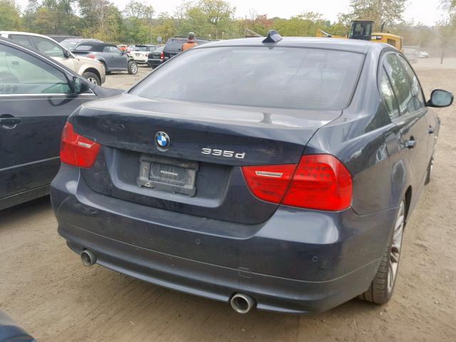 WBAPN7C52AA266788 - 2010 BMW 335 D BLUE photo 4