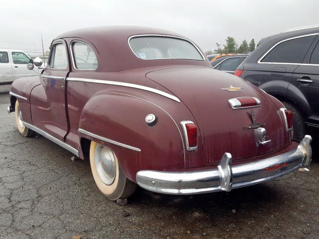 6207584 - 1948 DESOTO DELUXE BURGUNDY photo 3