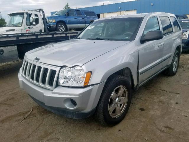 1J8HR48P17C582905 - 2007 JEEP GRAND CHER SILVER photo 2