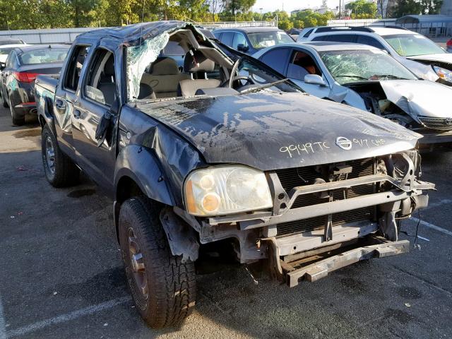 1N6ED27T14C403718 - 2004 NISSAN FRONTIER C BLACK photo 1