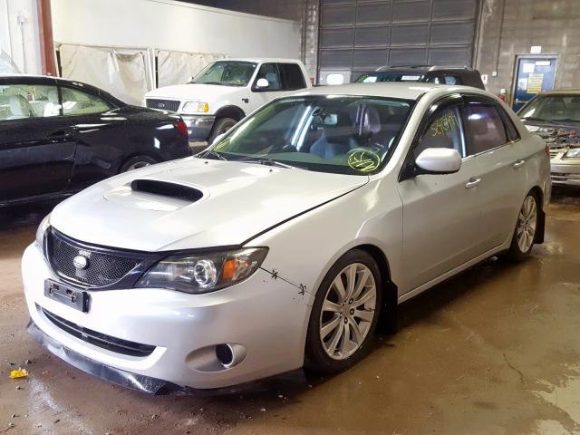 JF1GE74628G516148 - 2008 SUBARU IMPREZA WR SILVER photo 2