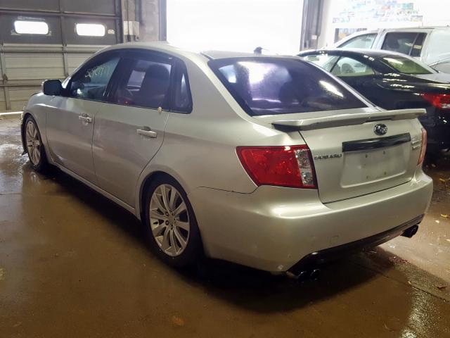 JF1GE74628G516148 - 2008 SUBARU IMPREZA WR SILVER photo 3