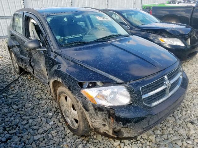 1B3HB48B87D590494 - 2007 DODGE CALIBER SX BLACK photo 1