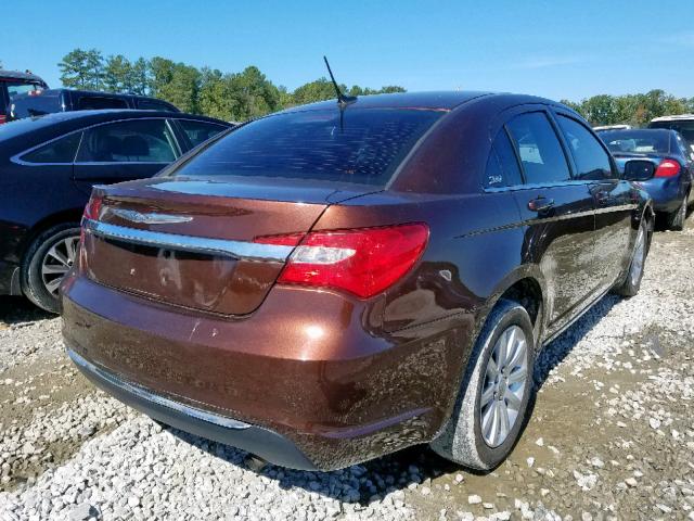 1C3CCBBB9DN515929 - 2013 CHRYSLER 200 TOURIN ORANGE photo 4