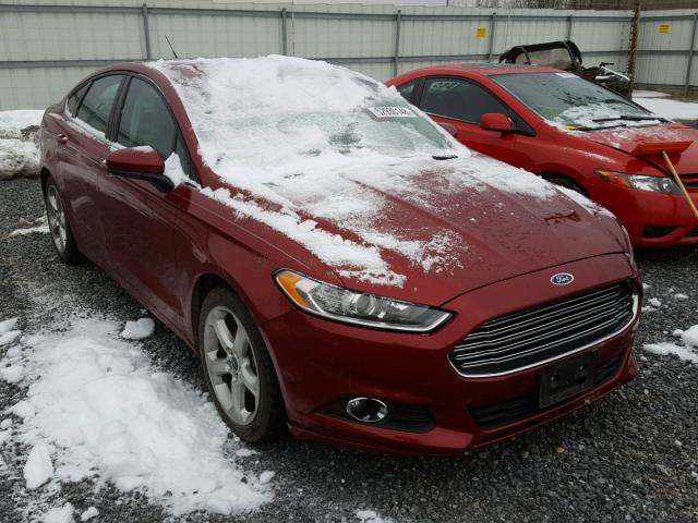 3FA6P0G72GR155724 - 2016 FORD FUSION S RED photo 1