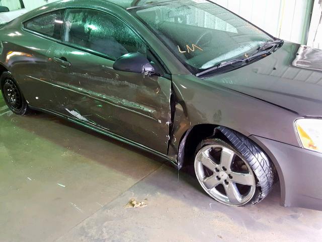 1G2ZH158964262593 - 2006 PONTIAC G6 GT GRAY photo 9