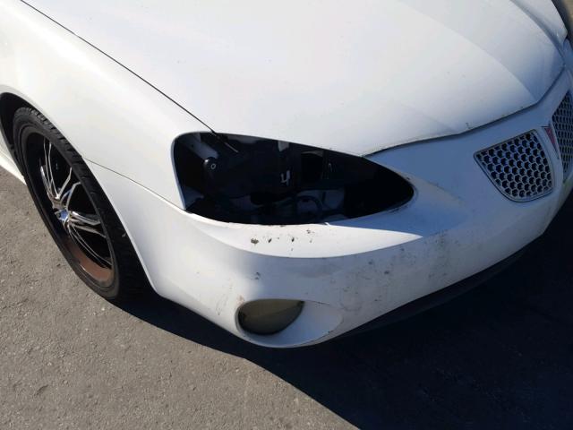 2G2WP522241117112 - 2004 PONTIAC GRAND PRIX WHITE photo 9