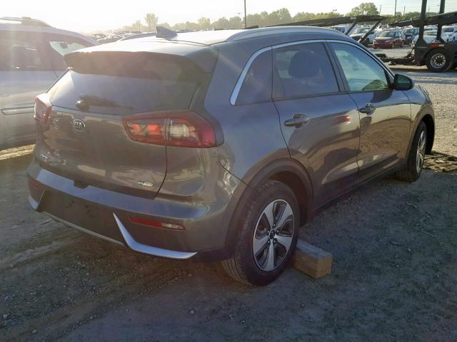 KNDCB3LC5J5153234 - 2018 KIA NIRO FE GRAY photo 4