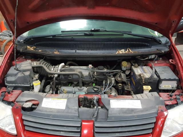 1D4GP45RX6B756069 - 2006 DODGE CARAVAN SX RED photo 7