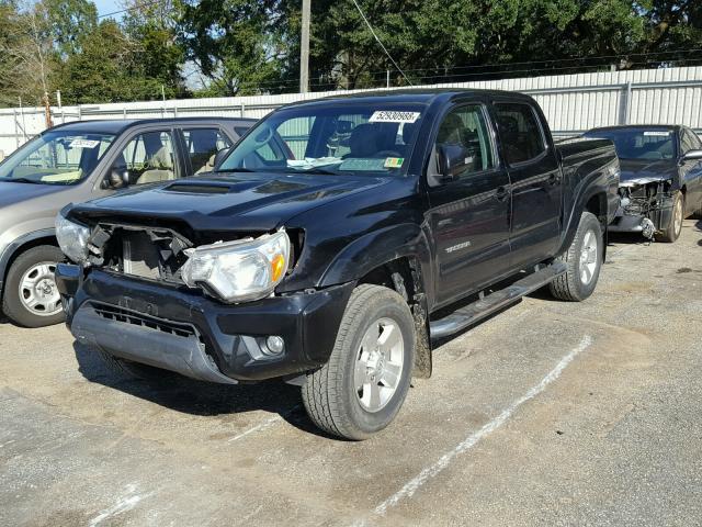 3TMJU4GN1DM147657 - 2013 TOYOTA TACOMA DOU BLACK photo 2