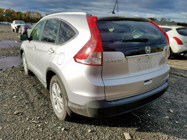 2HKRM3H73DH518126 - 2013 HONDA CR-V EXL GRAY photo 3