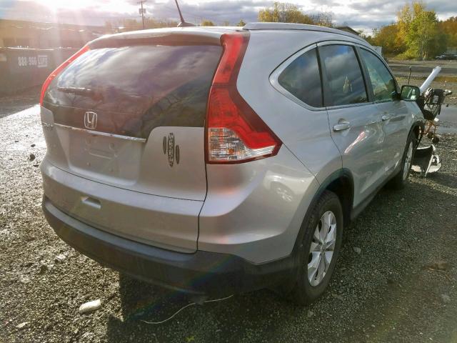 2HKRM3H73DH518126 - 2013 HONDA CR-V EXL GRAY photo 4