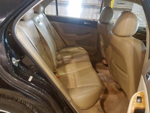 1HGCM66594A039596 - 2004 HONDA ACCORD EX BLACK photo 6