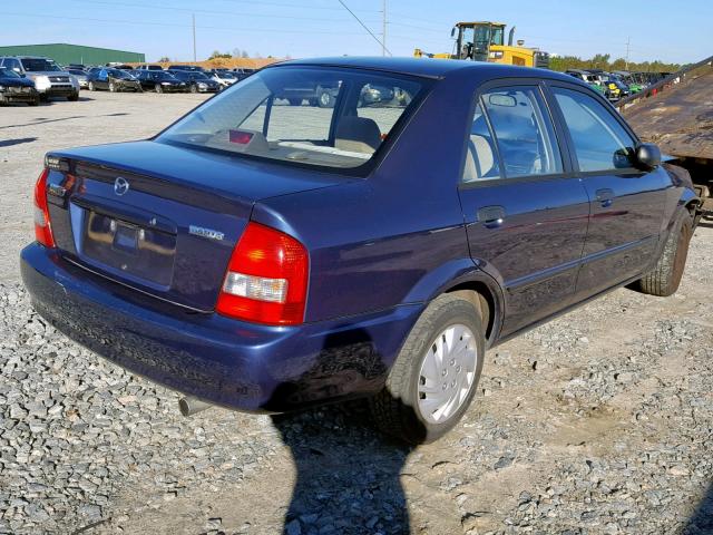 JM1BJ2222Y0237892 - 2000 MAZDA PROTEGE DX BLUE photo 4