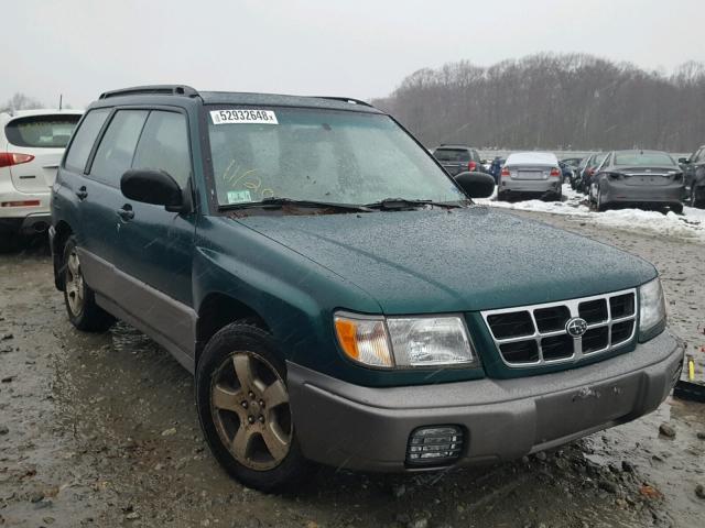 JF1SF6556XH706678 - 1999 SUBARU FORESTER S GREEN photo 1