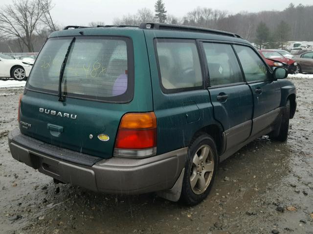 JF1SF6556XH706678 - 1999 SUBARU FORESTER S GREEN photo 4