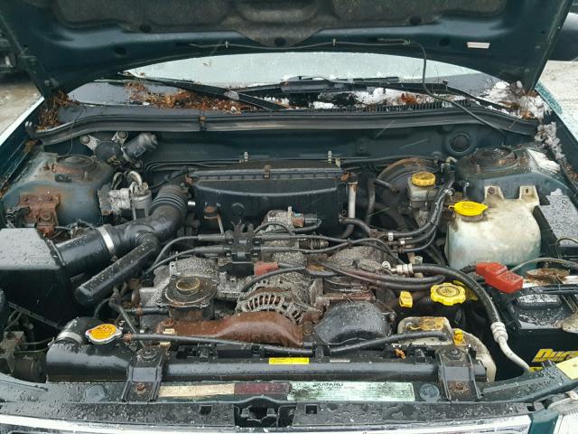 JF1SF6556XH706678 - 1999 SUBARU FORESTER S GREEN photo 7