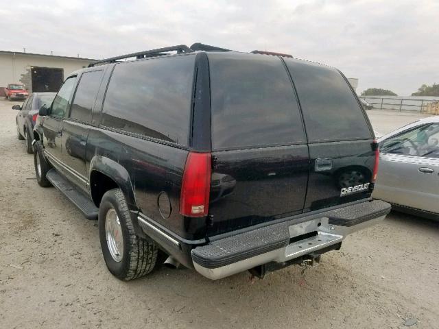 3GNFK16R3XG128388 - 1999 CHEVROLET SUBURBAN K BLACK photo 3