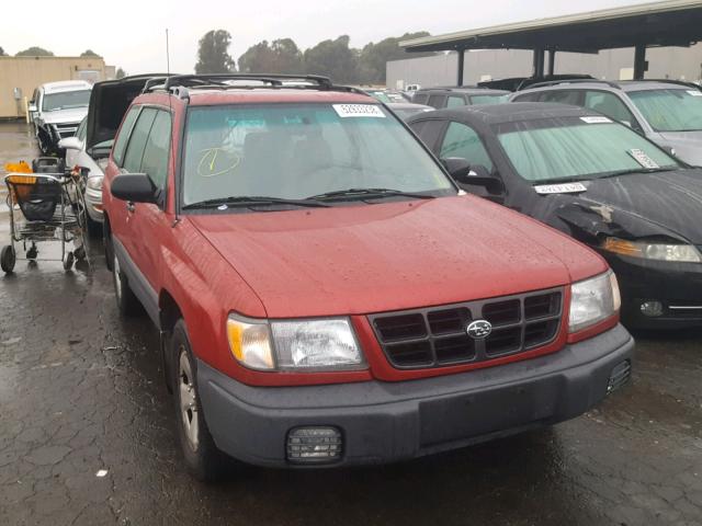 JF1SF6352YH701854 - 2000 SUBARU FORESTER L RED photo 1