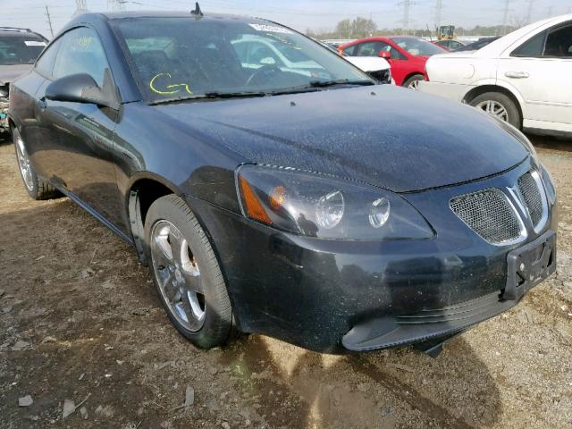 1G2ZH17N584180687 - 2008 PONTIAC G6 GT BLACK photo 1