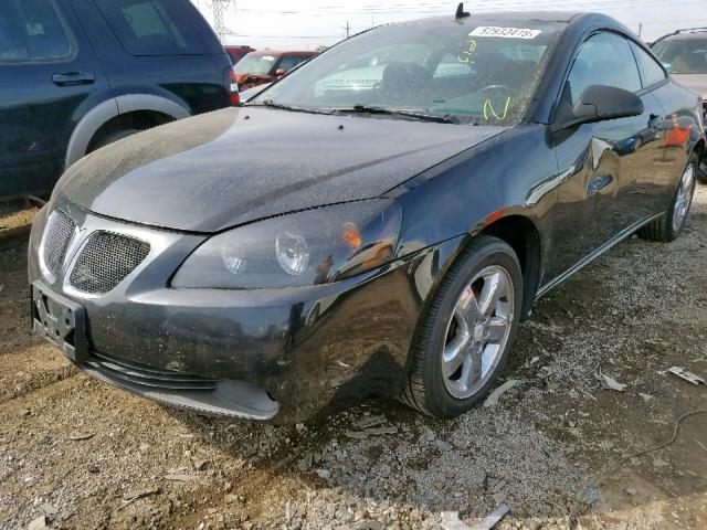 1G2ZH17N584180687 - 2008 PONTIAC G6 GT BLACK photo 2