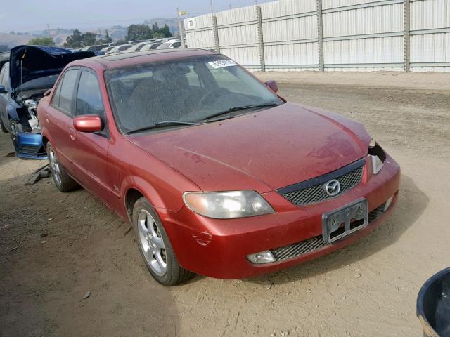 JM1BJ226410468866 - 2001 MAZDA PROTEGE LX RED photo 1