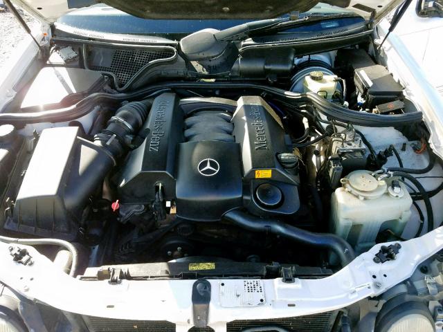 WDBJF65J6YB137823 - 2000 MERCEDES-BENZ E 320 WHITE photo 7