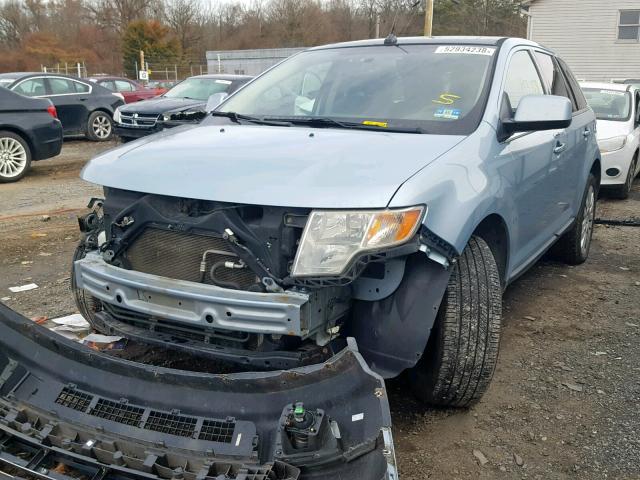 2FMDK39C58BB32493 - 2008 FORD EDGE LIMIT BLUE photo 2