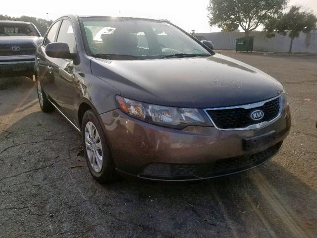 KNAFU4A2XC5594784 - 2012 KIA FORTE EX GRAY photo 1