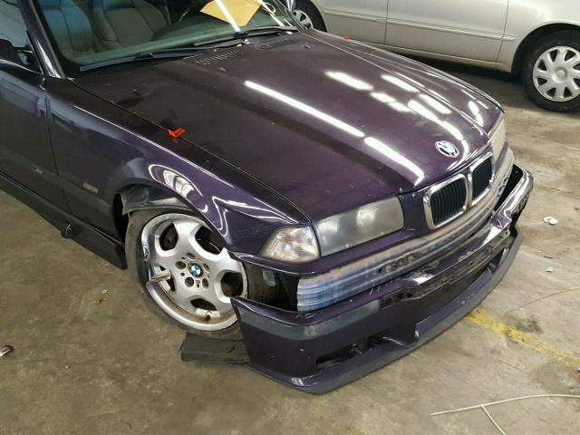 WBSBG9328VEY73827 - 1997 BMW M3 PURPLE photo 9