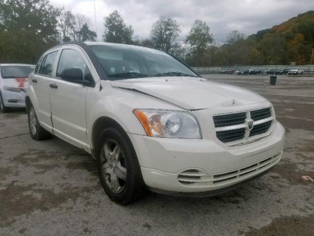 1B3HB28B18D702722 - 2008 DODGE CALIBER WHITE photo 1