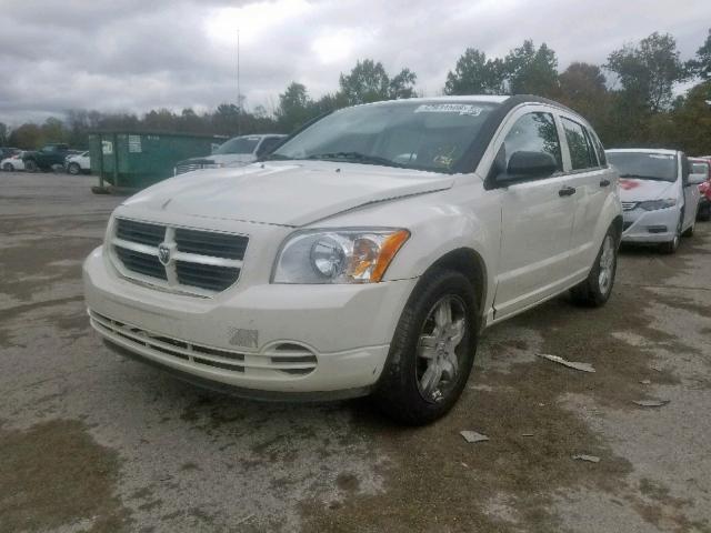 1B3HB28B18D702722 - 2008 DODGE CALIBER WHITE photo 2