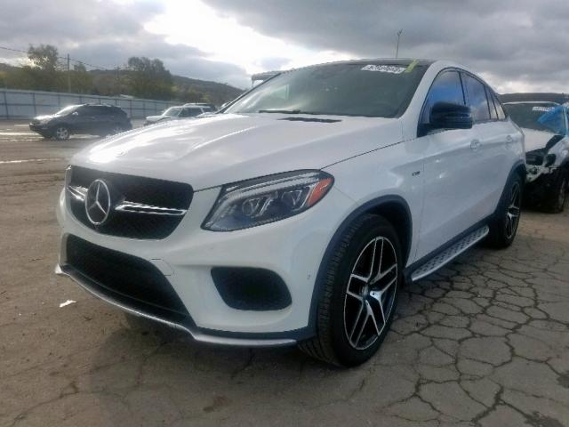 4JGED6EB9GA019105 - 2016 MERCEDES-BENZ GLE COUPE WHITE photo 2