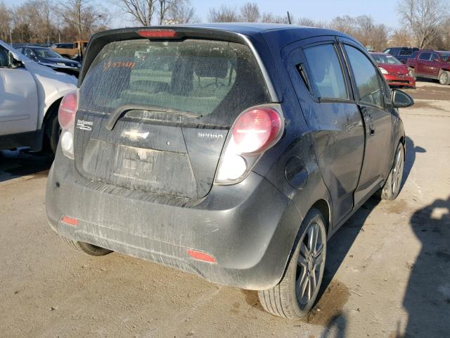 KL8CC6S98DC614231 - 2013 CHEVROLET SPARK 1LT BLUE photo 4