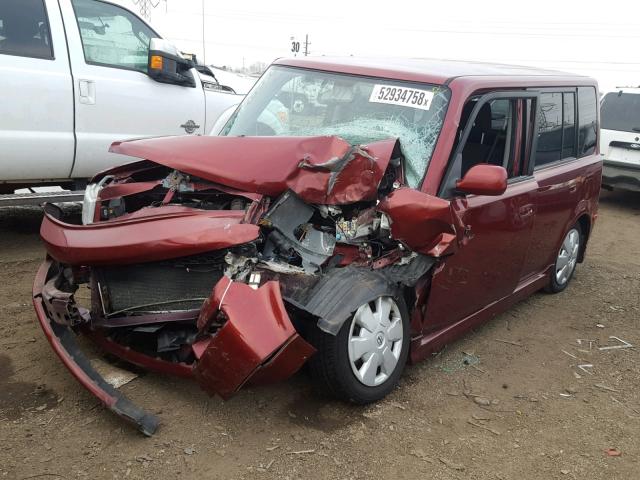 JTLKT324364067019 - 2006 TOYOTA SCION XB Марун фото 2