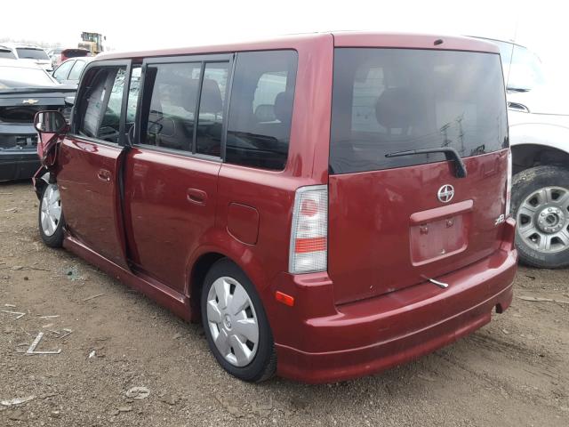 JTLKT324364067019 - 2006 TOYOTA SCION XB Марун фото 3