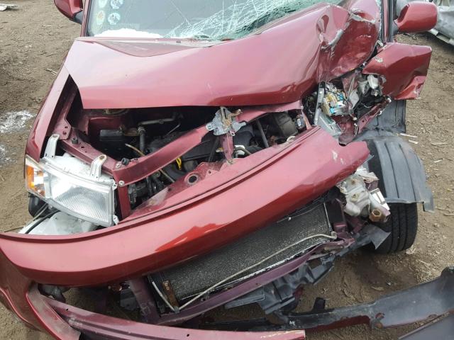 JTLKT324364067019 - 2006 TOYOTA SCION XB Марун фото 7