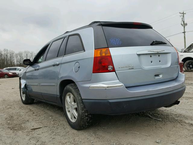 2C8GF68445R329643 - 2005 CHRYSLER PACIFICA T BLUE photo 3