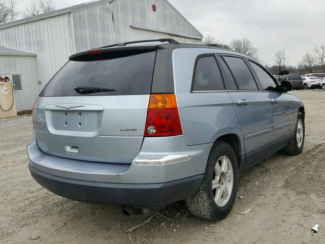 2C8GF68445R329643 - 2005 CHRYSLER PACIFICA T BLUE photo 4