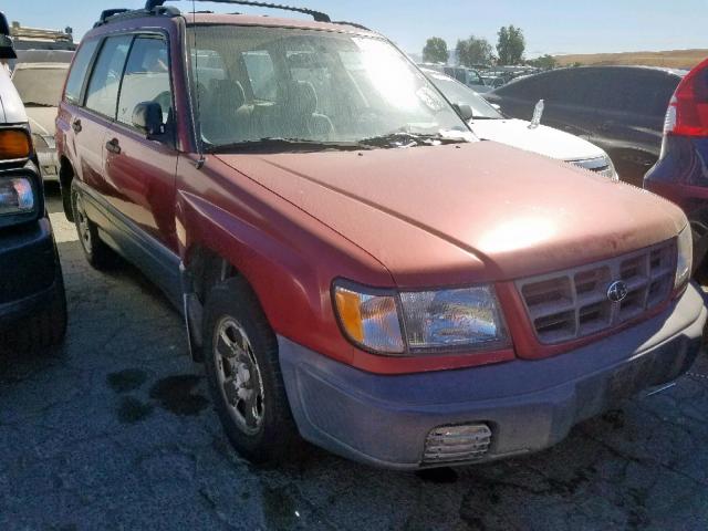 JF1SF6357WH712524 - 1998 SUBARU FORESTER L RED photo 1